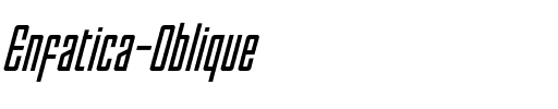 Enfatica Oblique.otf