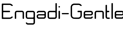 Engadi Gentle Regular.otf