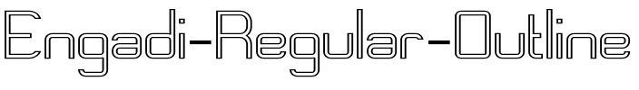Engadi Outline Regular.otf