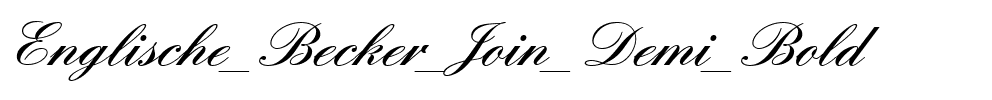 Englische Becker Join Demi Bold Regular.ttf