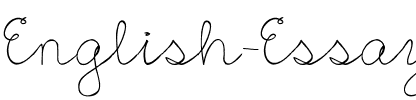 English Essay Regular.ttf