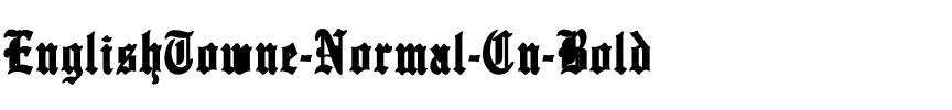 EnglishTowne-Normal Cn Bold Bold.ttf