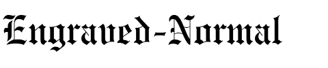 Engraved Normal.ttf