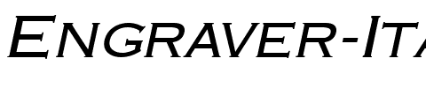 Engraver Italic.ttf