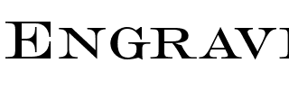 EngraversD Regular.ttf