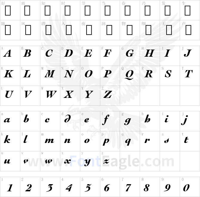 EngrvOs205-Blk-BT-Black-Italic