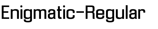 Enigmatic Regular.ttf