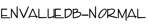 EnvalueDB Normal.ttf