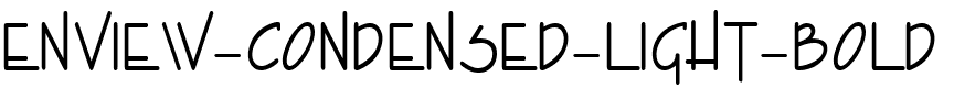Enview Condensed Light Bold.ttf