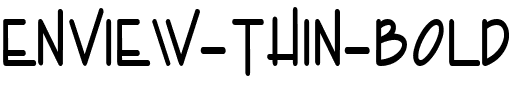 Enview Thin Bold.ttf