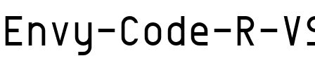 Envy Code R VS Regular.ttf