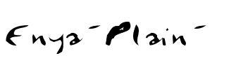 Enya Plain Regular.ttf