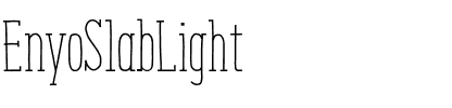 Enyo Slab Light Light.otf