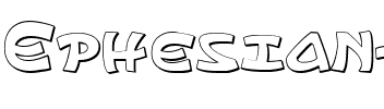 Ephesian 3D 3D.ttf