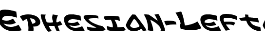 Ephesian Leftalic Leftalic.ttf