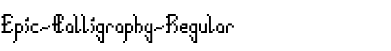 Epic Calligraphy Regular.ttf