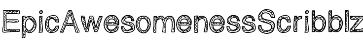 EpicAwesomenessScribblz Medium.ttf