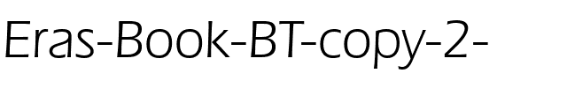 Eras Bk BT Book.ttf
