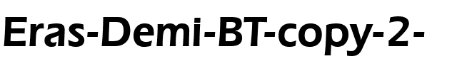 Eras Bk BT Demi.ttf
