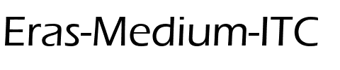 Eras Medium ITC Normal.ttf
