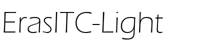 ErasITC Light.ttf