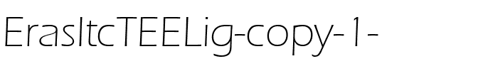 ErasItcTEELig Regular.ttf