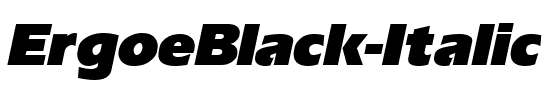 ErgoeBlack Italic.ttf