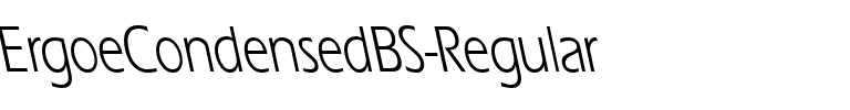 ErgoeCondensedBS Regular.ttf