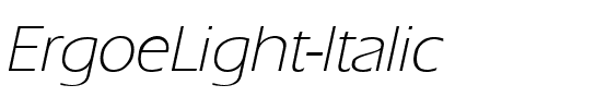 ErgoeLight Italic.ttf
