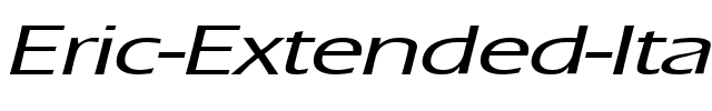Eric Extended Italic.ttf