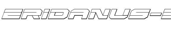 Eridanus 3D Italic Italic.ttf