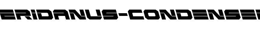 Eridanus Condensed Leftalic Condensed Italic.ttf