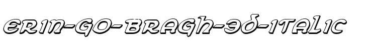 Erin Go Bragh 3D Italic Italic.ttf
