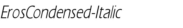 ErosCondensed Italic.ttf