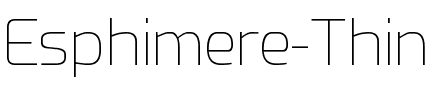 Esphimere Thin Regular.otf