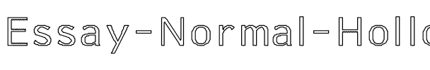 Essay-Normal Hollow Regular.ttf