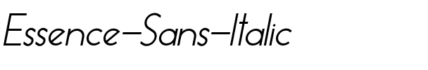 Essence Sans Italic.ttf