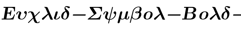 Euclid Symbol Bold Italic.ttf
