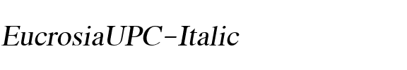 EucrosiaUPC Italic.ttf