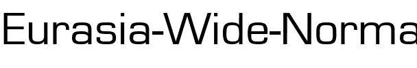 Eurasia Wide Normal.ttf