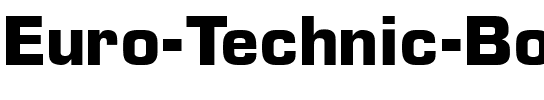 Euro Technic Bold.ttf