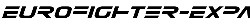 Eurofighter Expanded Italic Expanded Italic.ttf