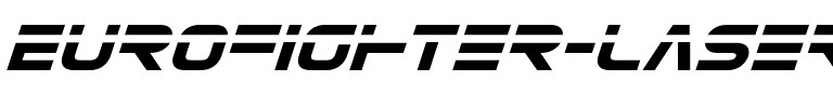 Eurofighter Laser Italic Italic.ttf
