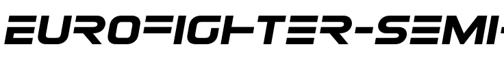 Eurofighter Semi-Italic Semi-Italic.ttf