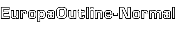 EuropaOutline Regular.ttf
