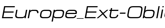 Europe_Ext Oblique.ttf