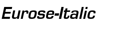 Eurose Italic.ttf