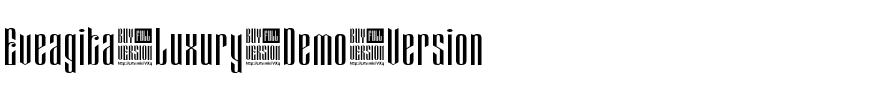 Eveagita Luxury Demo Version Regular.ttf