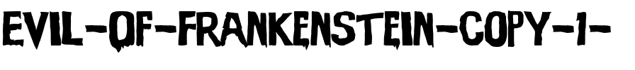 Evil Of Frankenstein Regular.ttf
