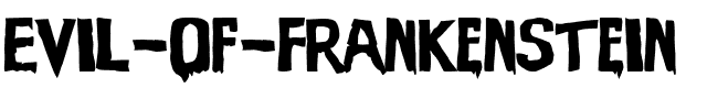 Evil Of Frankenstein Regular.ttf